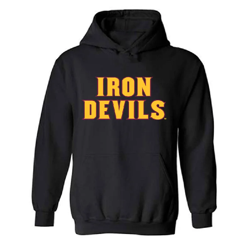 Arizona State - NCAA Women's Track & Field : Taylor Brown - Replica Shersey Hooded Sweatshirt Hoodie with Slim Fit Tailored Modern