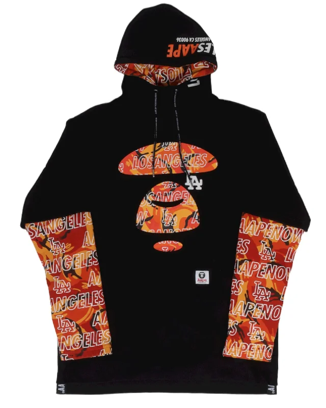 LA Store Hoodie Hoodie with Patch Decorative Personalized