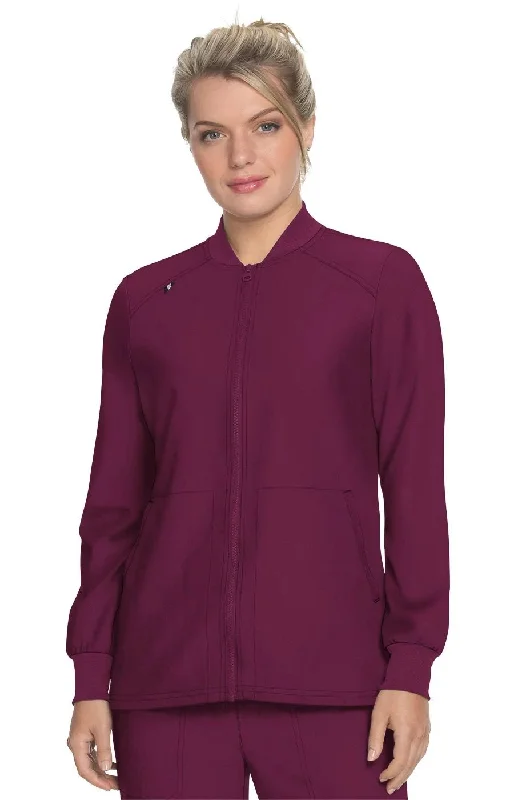 Always in Motion Jacket by KOI XXS-3X /  Wine Belted Jacket Elasticated Jacket Padded Jacket