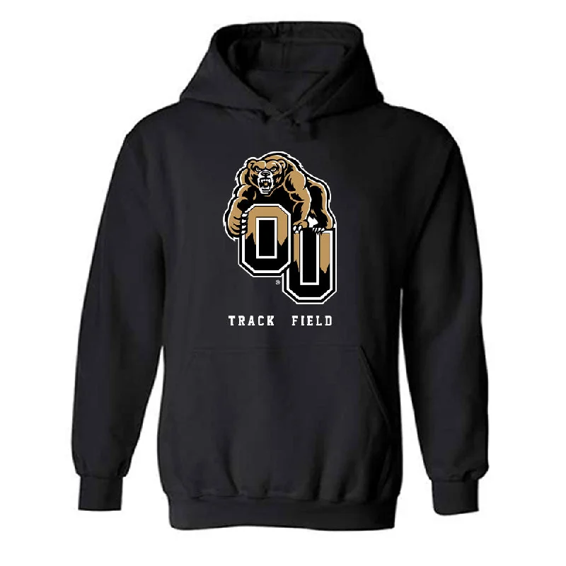 Oakland - NCAA Women's Track & Field : Desteny DeJarnett - Classic Shersey Hooded Sweatshirt Hoodie with Camouflage Military Edgy