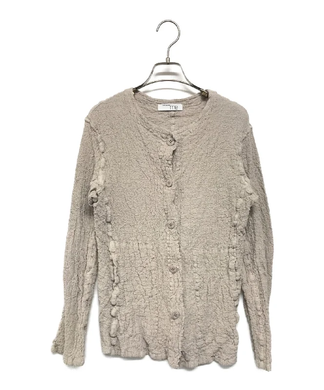 [Pre-owned] me ISSEY MIYAKE Cauliflower Cardigan MI32FD361 Asymmetrical,ymmetric Pencil Cardigan