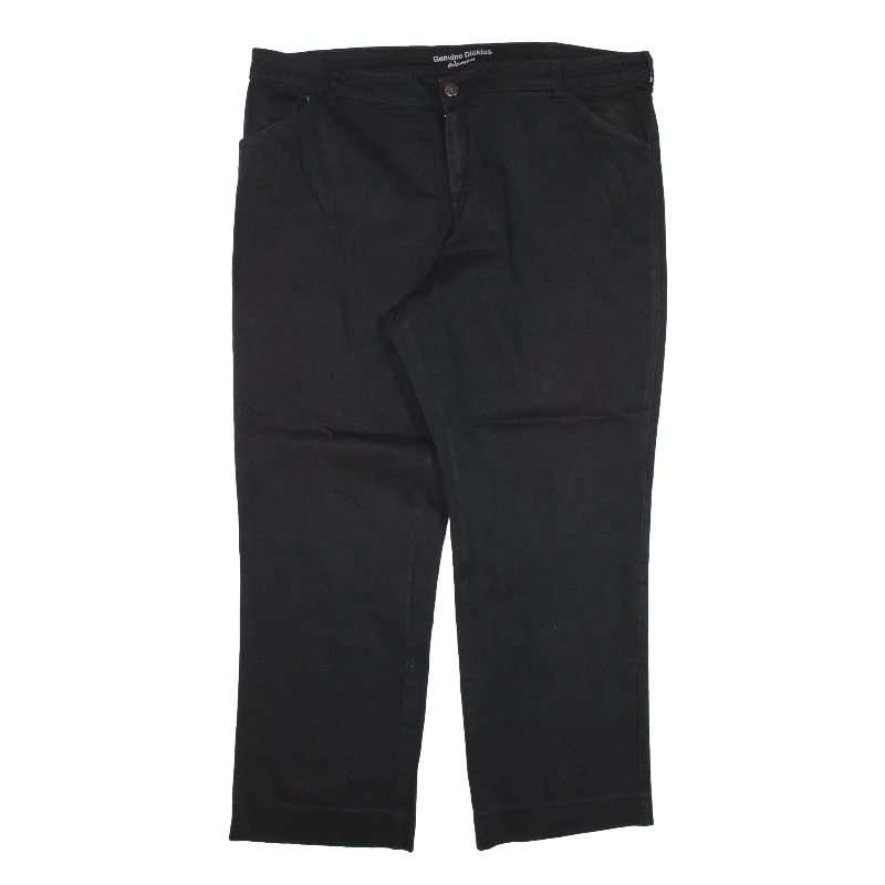 DICKIES Workwear Trousers Black Relaxed Straight Womens W38 L27 Trousers Mesh Breathable