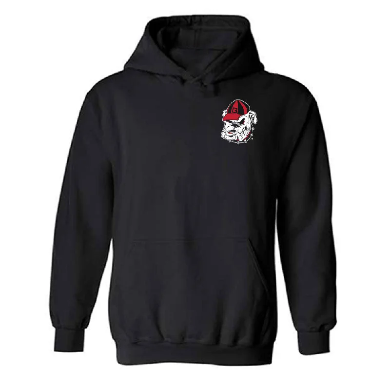 Georgia - NCAA Women's Track & Field : Danah Nembhard - Classic Shersey Hooded Sweatshirt Hoodie with Illustration Artistic Creative