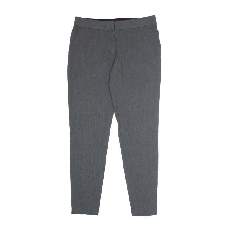 STELLA MCCARTNEY Formal Ankle Zip Trousers Grey Slim Skinny Wool Womens W32 L30 Trousers sophisticated sleek