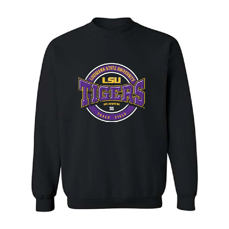 LSU - NCAA Women's Track & Field : Ella Onojuvwevwo - Classic Fashion Shersey Crewneck Sweatshirt Hoodie with Pattern Geometric Abstract