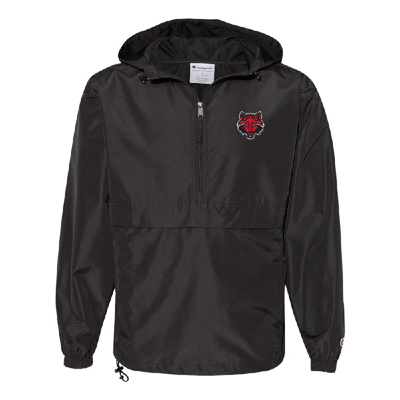 Arkansas State - NCAA Women's Bowling : Karli Vanduinen - Quarter Zip Jacket Quilted Jacket Puffer Jacket Insulated Jacket