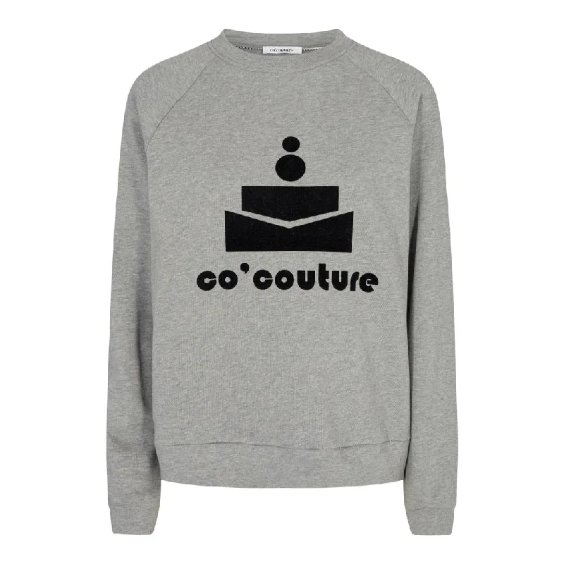 Co'couture - Floc Sweatshirt Hoodie with Drawstring Waist Adjustable Fitted