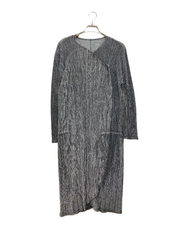 [Pre-owned] PLEATS PLEASE topper cardigan PP88-JA713 Collared Crew Neck Turtle Neck