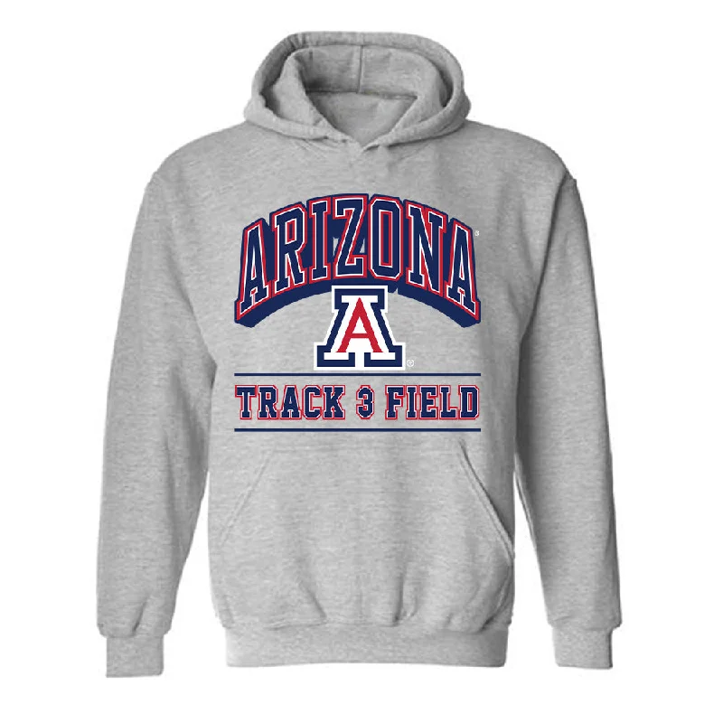 Arizona - NCAA Women's Track & Field : Morgan Rhett - Classic Shersey Hooded Sweatshirt Hoodie with Button Classic Timeless