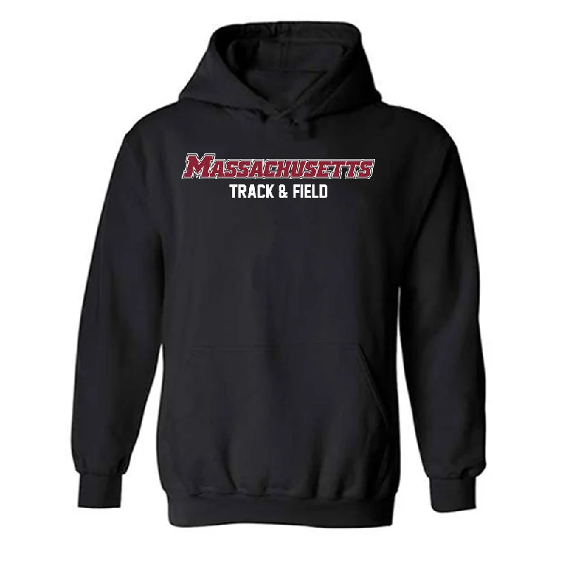 UMass - NCAA Women's Track & Field : Diamani Canuto - Classic Shersey Hooded Sweatshirt Hoodie with Rhinestones Sparkly Elegant