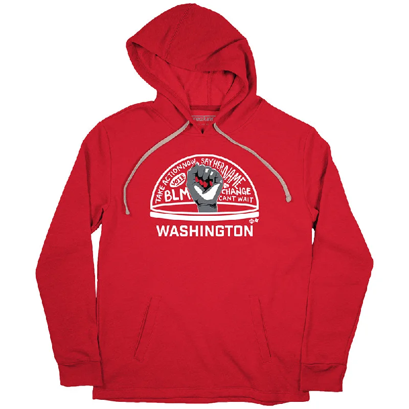 The WNBPA Speaks Hoodie: Washington Hoodie with Slim Fit Tailored Modern