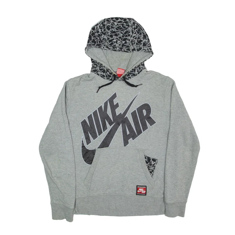NIKE Air Hoodie Grey Pullover Womens XL Cap Sleeve Casual