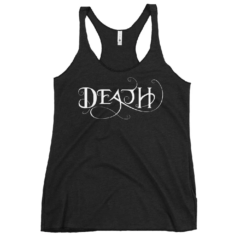 Death - The Grim Reaper Gothic Deathrock Style Women's Racerback Tank Top Shirt slim fit tank