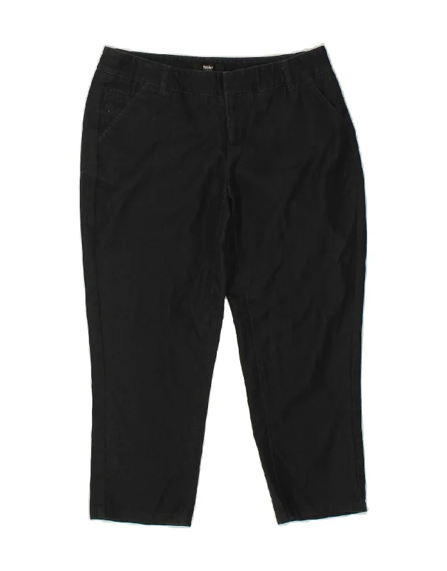 MOSSIMO Womens Capri Chino Trousers US 2 XS W28 L22 Black Cotton Trousers cozy comfortable MOSSIMO Womens Capri Chino Trousers US 2 XS W28 L22 Black Cotton Trousers cozy comfortable