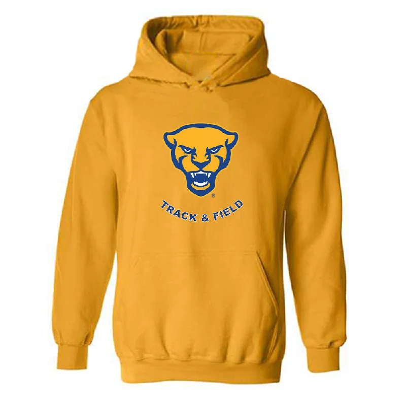 Pittsburgh - NCAA Women's Track & Field : Maya Maycock - Classic Shersey Hooded Sweatshirt Hoodie with Hem Lace Feminine Delicate