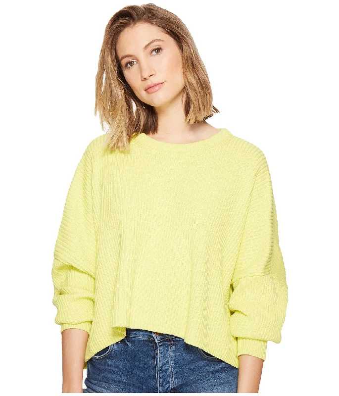 Free People Festival Pier Pullover Notched Neck Pullover