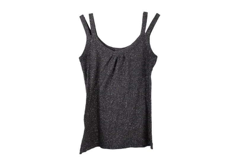 Wet Seal Gray Shimmer Tank | M lightweight tank top