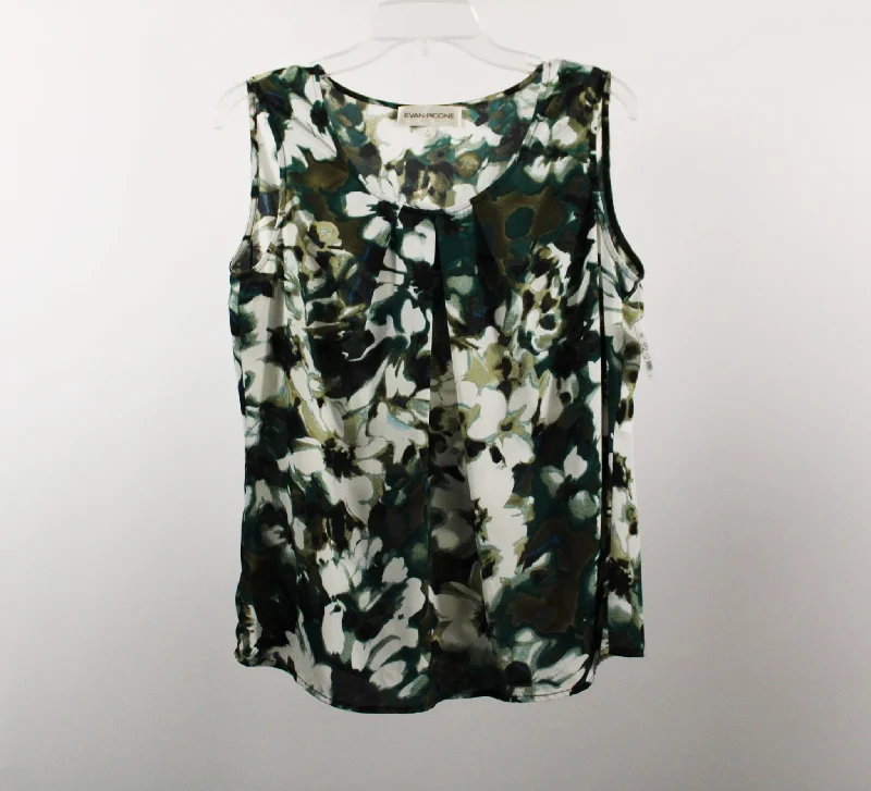 Evan-Picone Multi Color Flower Tank Top | Size M soft tank top