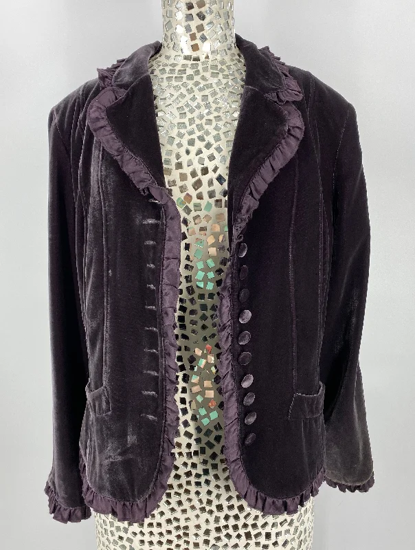 Double D Ranch Mustang Grape Velvet Jacket Knit Jacket Woven Jacket Fleece Jacket