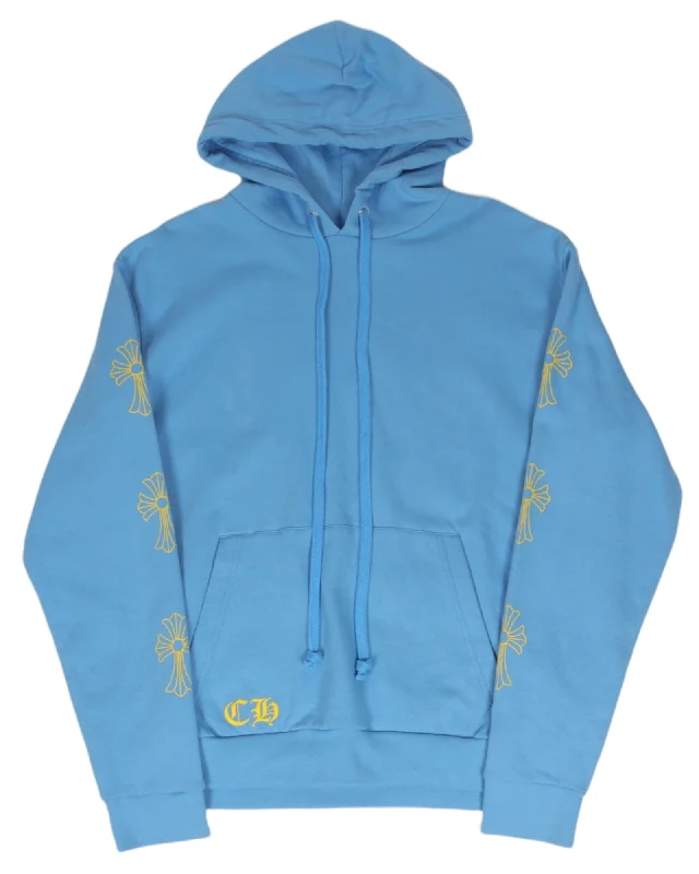 Drake "Girls Love Chrome" Hoodie (Miami Exclusive) Hoodie with Hem Frayed Vintage Worn