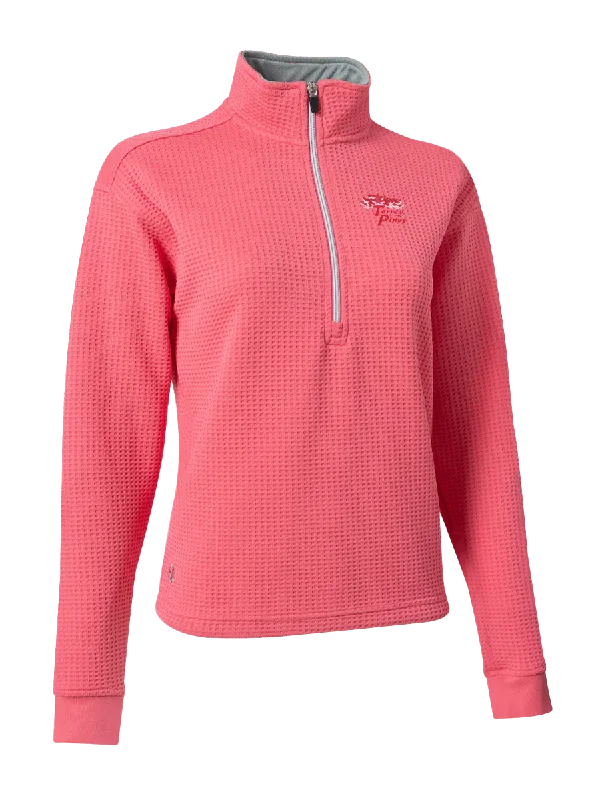 Torrey Pines Women's Half Zip Opal Pullover Spaghetti Sleeve Top