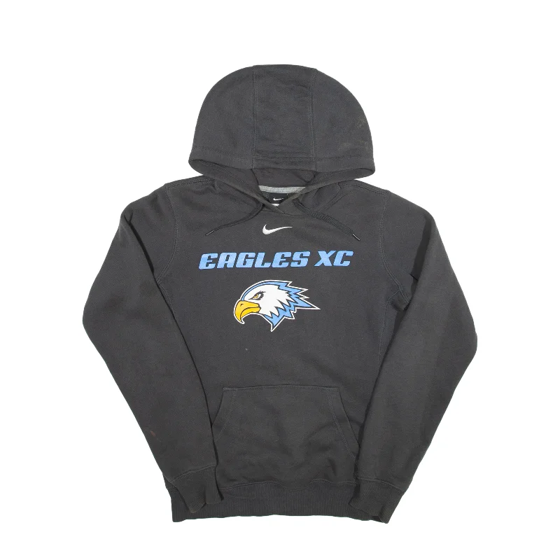 NIKE Eagles Sports Hoodie Grey Pullover Womens XS Angora Wool Cozy