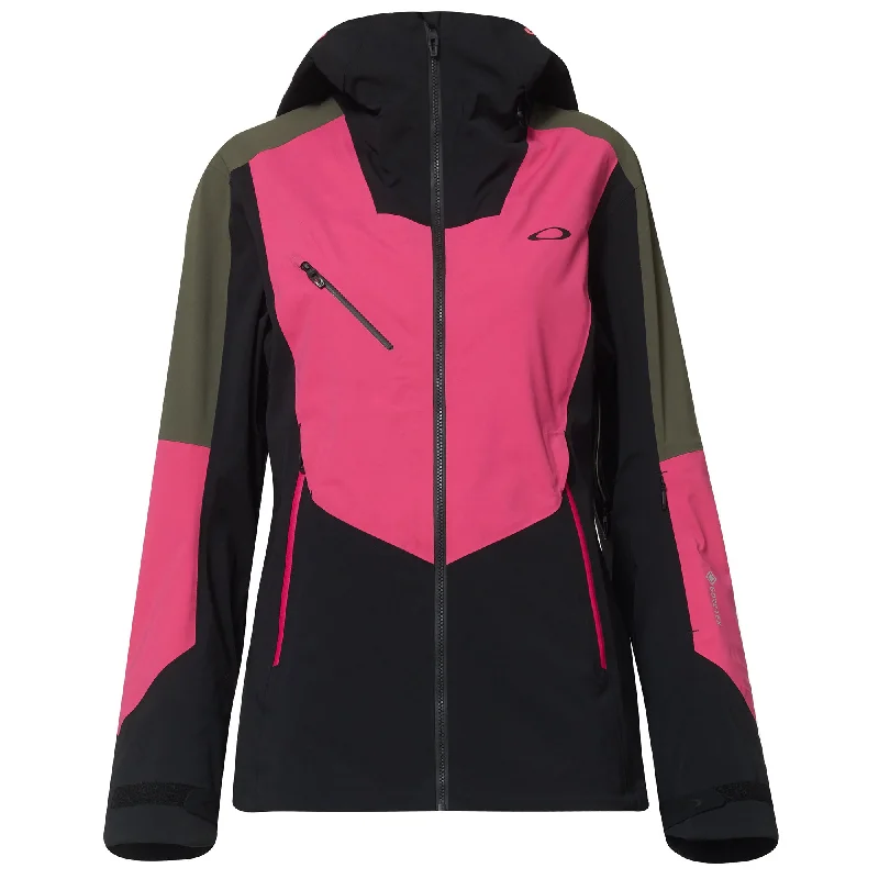 Oakley Spellbound Shell 3L Gore-Tex Womens Jacket V-Neck Jacket Boat Neck Jacket Square Neck Jacket