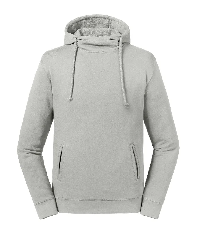 Stone - Pure organic high collar hooded sweatshirt Hoodie with Button Classic Timeless Stone - Pure organic high collar hooded sweatshirt Hoodie with Button Classic Timeless
