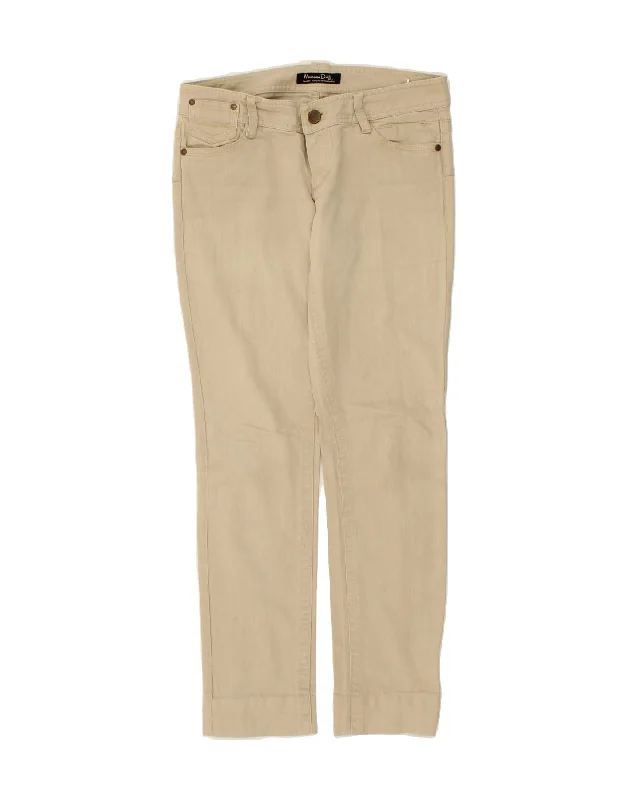 MASSIMO DUTTI Womens Slim Casual Trousers EU 40 Medium W30 L30 Beige Trousers Ceremony Elegant MASSIMO DUTTI Womens Slim Casual Trousers EU 40 Medium W30 L30 Beige Trousers Ceremony Elegant