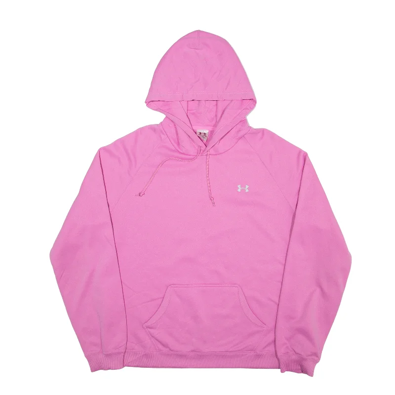 UNDER ARMOUR Hoodie Purple Pullover Womens L Sarouel Sleeve Pullover