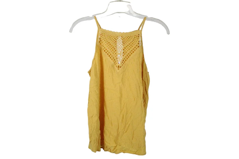 Eyeshadow Yellow Tank | M halter tank top