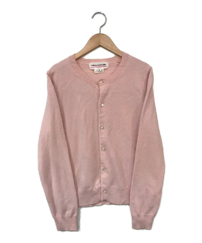 [Pre-owned] COMME des GARCONS GIRL knitted cardigan Herringbone Houndstooth Plaid