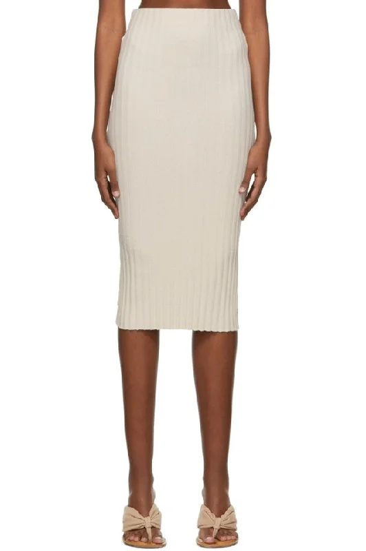 Capri Midi Skirt Oatmeal tulle skirt dreamy