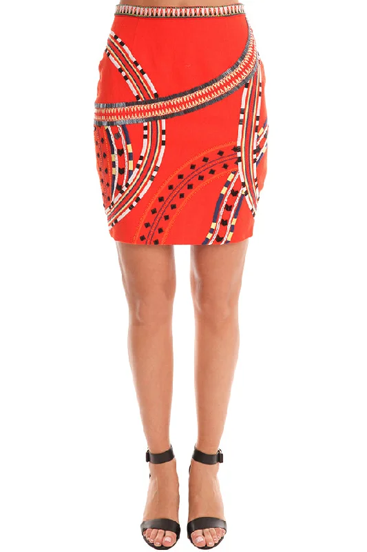 Elle Sasson Chuck Skirt low waist skirt