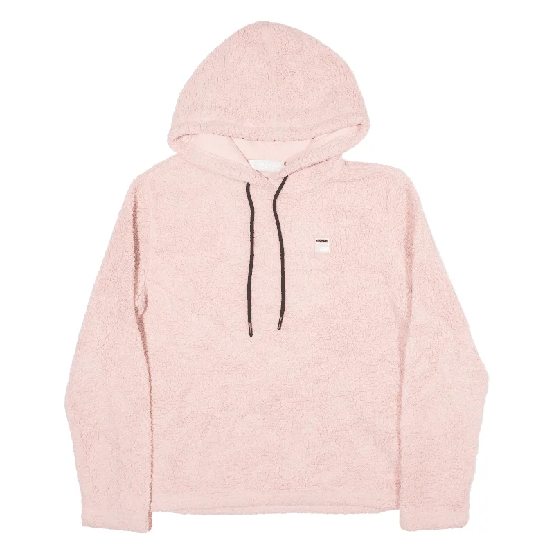 FILA Hoodie Pink Pullover Womens S Box Sleeve Comfort