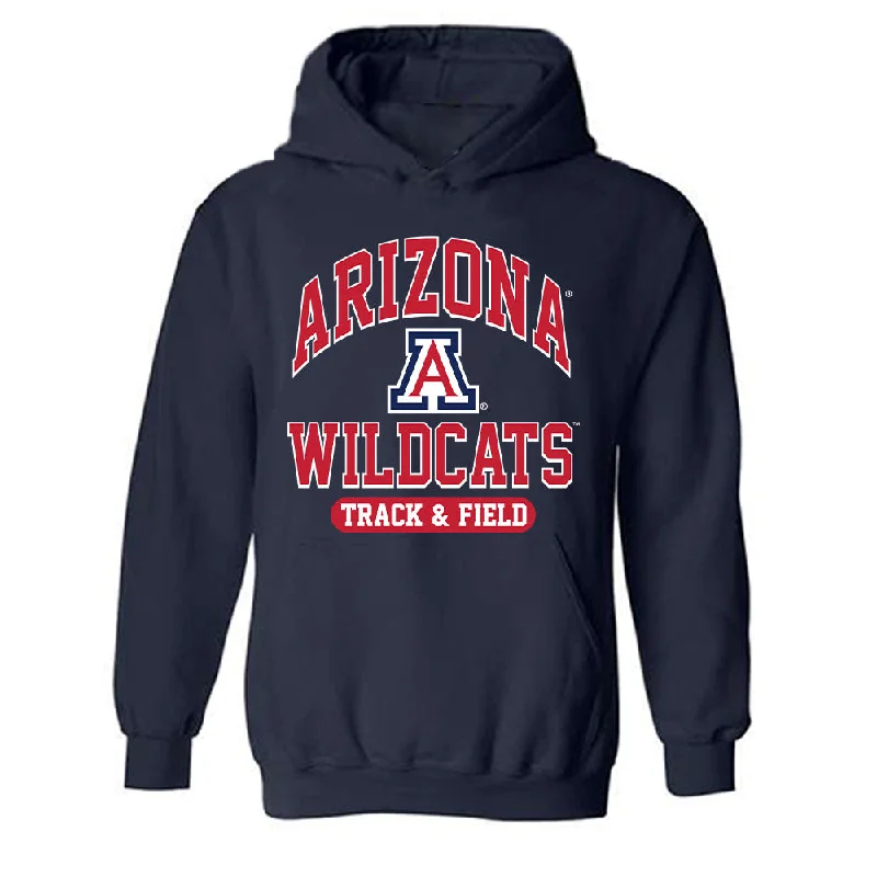 Arizona - NCAA Women's Track & Field : Malaya Abueg - Classic Shersey Hooded Sweatshirt Hoodie with Toggle Buttons Decorative Unique