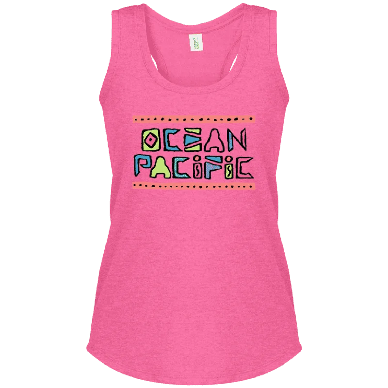 Colorz Racerback Tank cutout tank top