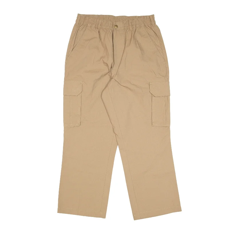 CASUAL JOE Cargo Trousers Beige Regular Straight Womens W27 L25 Trousers versatile functional