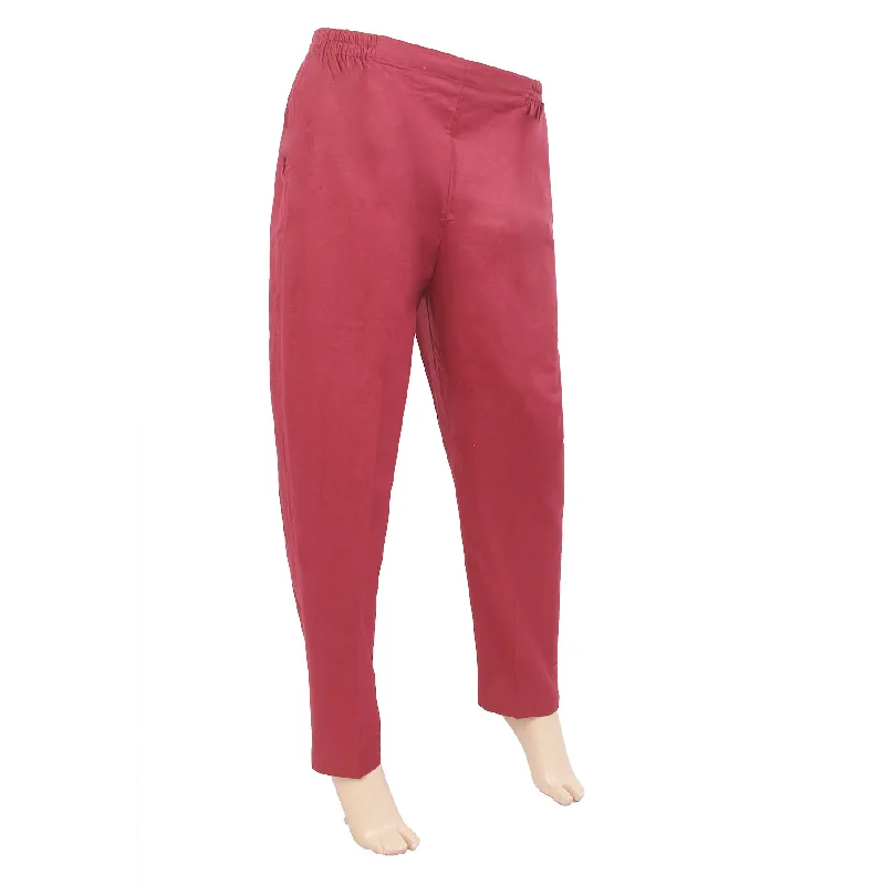 Women's Khadar Basic Trouser - Peach Trousers Ceremony Elegant