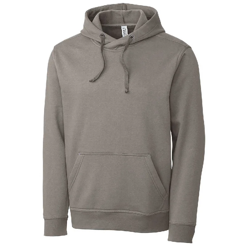 Clique Unisex Athletic Grey Heather MainStage Pullover Hoodie Thin Wool Pullover