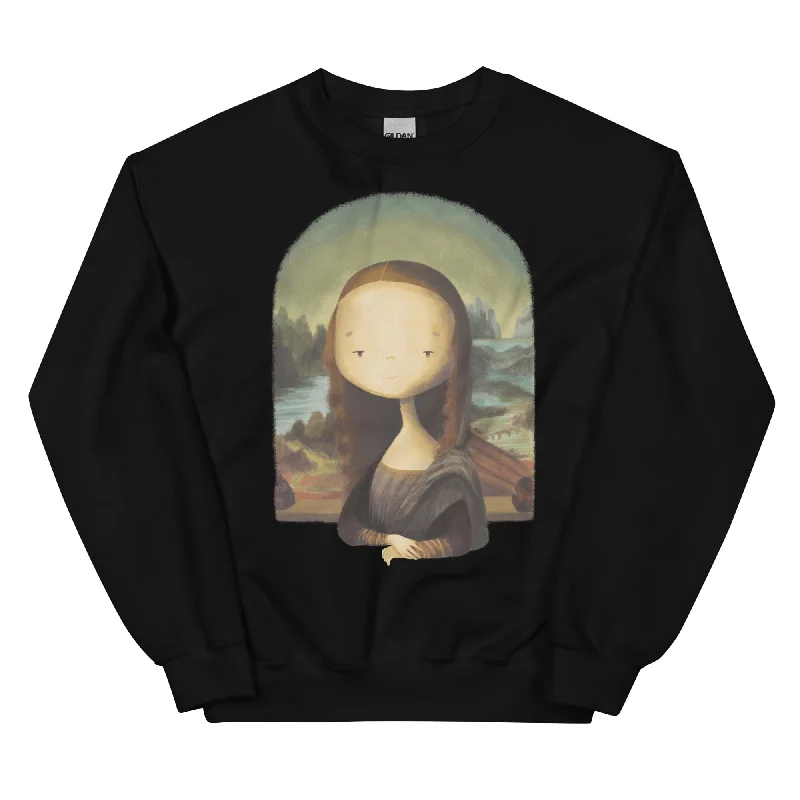 MONALISA Unisex Classic Sweatshirt Hoodie with Tie-Dye Psychedelic Retro