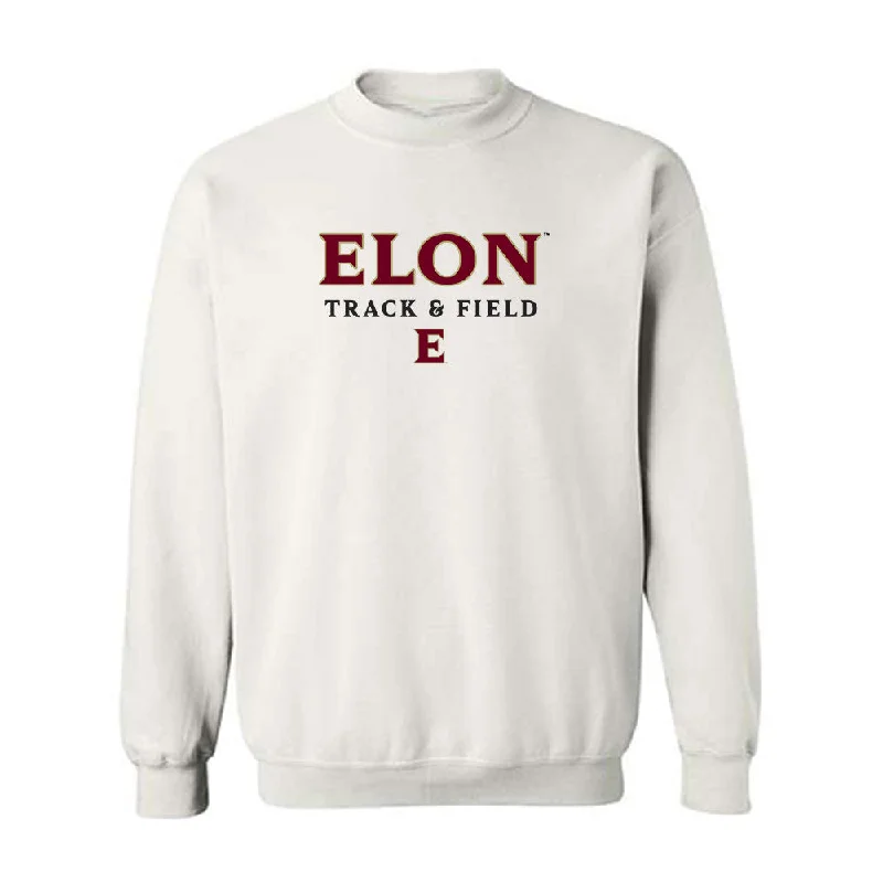 Elon - NCAA Women's Track & Field : Meghan Wilcox - Classic Shersey Crewneck Sweatshirt Hoodie with Toggle Buttons Decorative Unique