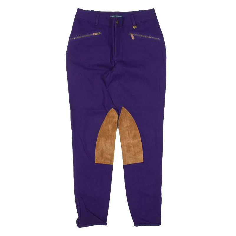 RALPH LAUREN Trousers Purple Slim Tapered Womens W27 L27 Trousers Occasion Special