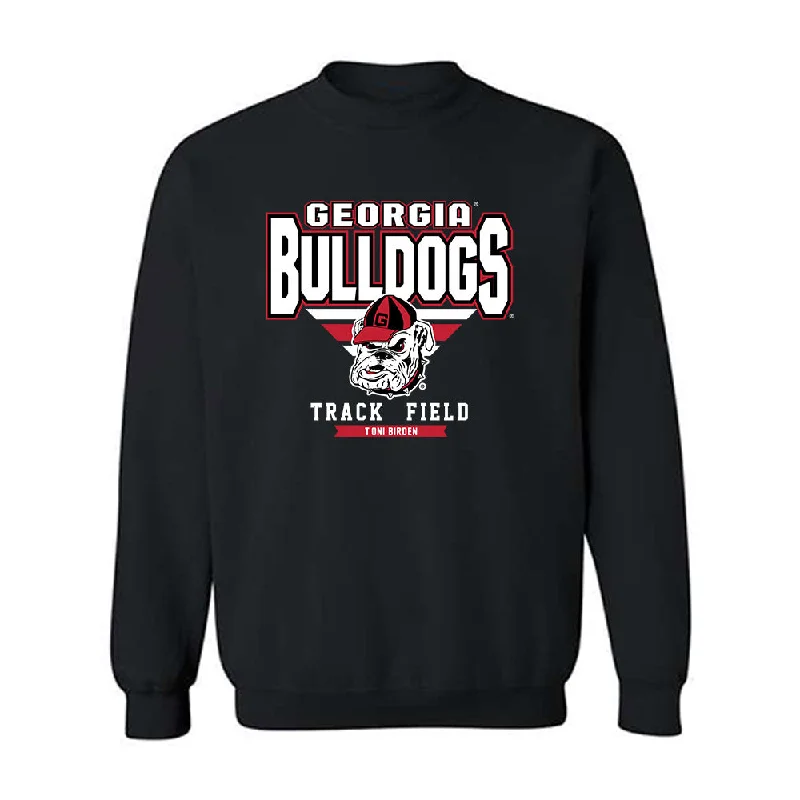 Georgia - NCAA Women's Track & Field : T'oni Birden - Classic Fashion Shersey Crewneck Sweatshirt Hoodie with Pocket Utility Practical