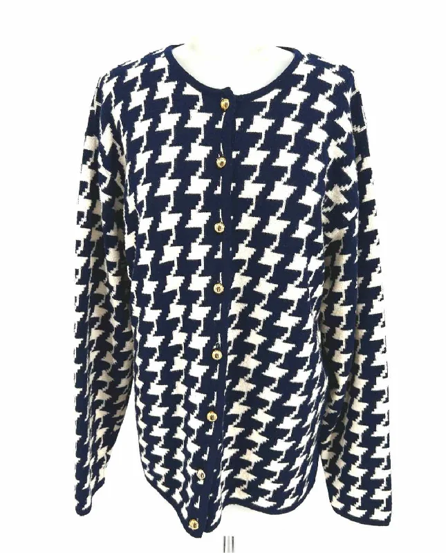 Highland Women's Navy Blue / Ivory White Button Down Lambswool Cardigan Faux Fur Fabric Real Fur Fabric Shearling Fabric Highland Women's Navy Blue / Ivory White Button Down Lambswool Cardigan Faux Fur Fabric Real Fur Fabric Shearling Fabric