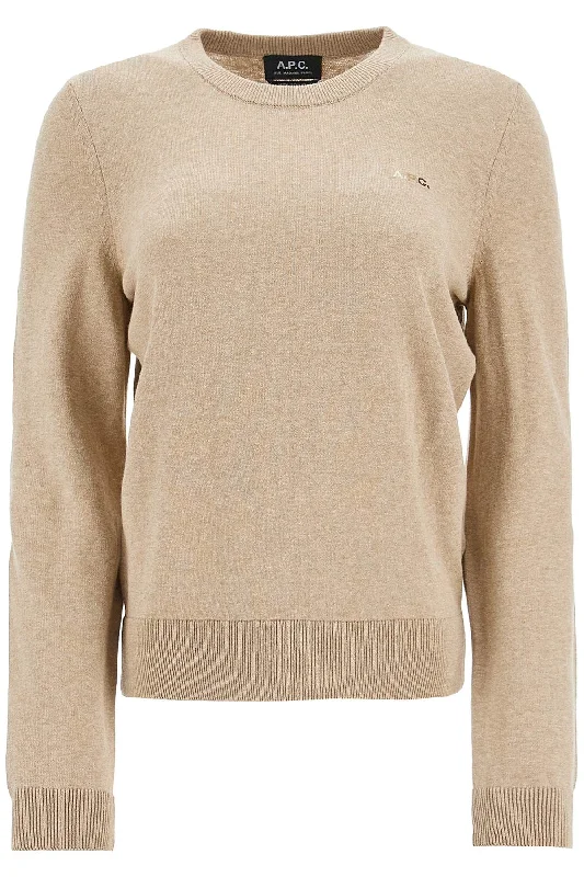 Cotton Therese Pullover  - Beige Oversized Cozy Pullover