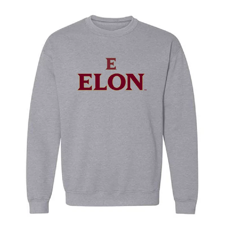 Elon - NCAA Women's Track & Field : Meghan Wilcox - Classic Fashion Shersey Crewneck Sweatshirt Hoodie with Full-Zip Functional Layering