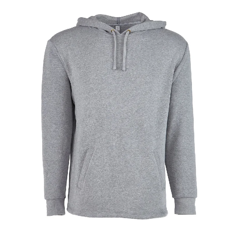 Next Level Unisex Heather Gray PCH Pullover Hoodie Flare Sleeve Stylish