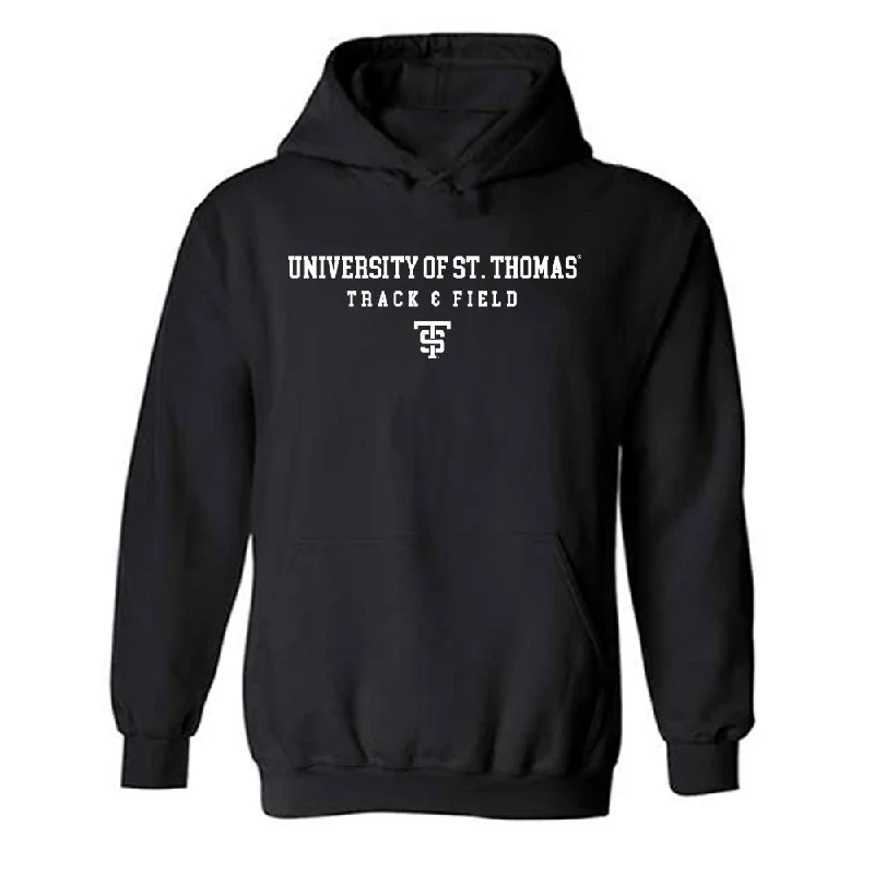 UST - NCAA Women's Track & Field : Cassia Cady - Classic Shersey Hooded Sweatshirt Hoodie with Stripes Bold Sporty