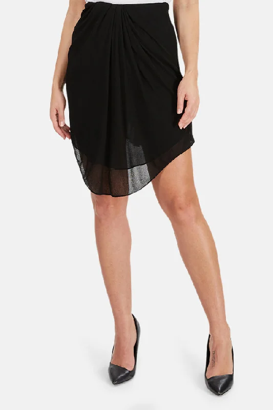 Alexander Wang Silk Crepe Skirt silk skirt smooth